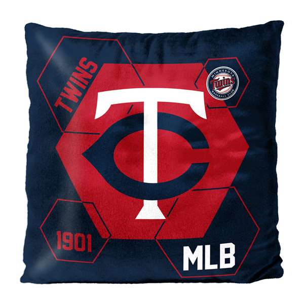 Minnesota Baseball Twins Connector Reversible Velvet Pillow 16X16 inches