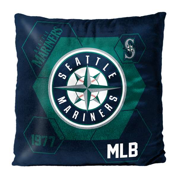 Seattle Baseball Mariners Connector Reversible Velvet Pillow 16X16 inches