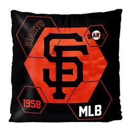 San Francisco Baseball Giants Connector Reversible Velvet Pillow 16X16 inches