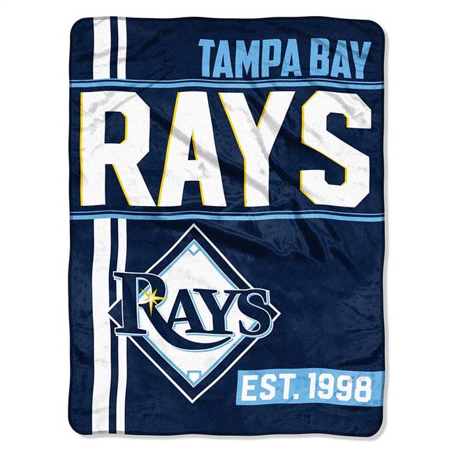 Tampa Bay Baseball Rays Wlak Off Micro Raschel Throw Blanket 46X60 inches