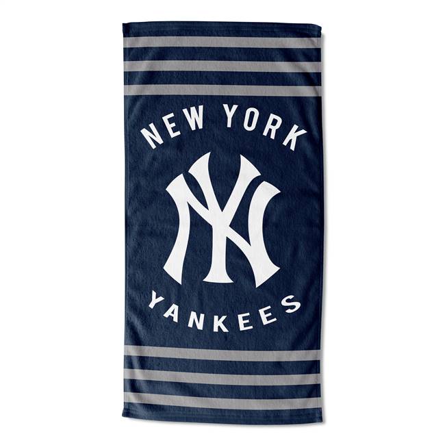 New York Baseball Yankees Stripes Beach Towel 30X60 inches
