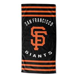 San Francisco Giants Stripes Beach Towel 30X60 inches