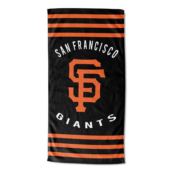 San Francisco Giants Stripes Beach Towel 30X60 inches