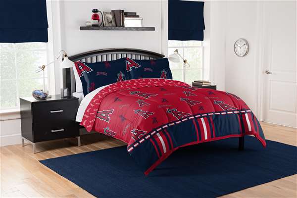 Los Angeles Angels Rotary Full Bed in a Bag Set