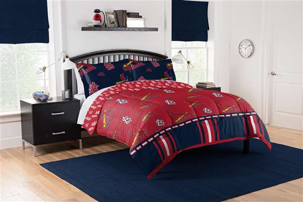 St Louis Baseball Cardinals Rotary Full Bed in a Bag Set  