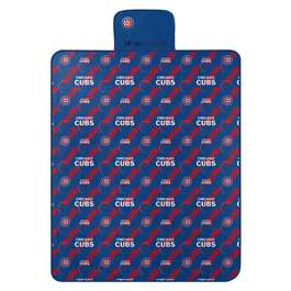 Chicago Baseball Cubs Hex Stripes Picnic Blanket 60X72 inches