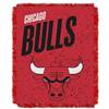 Chicago Basketball Bulls Double Play Woven Jacquard Throw Blanket 