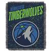 Minnesota Basketball Timberwolves Double Play Woven Jacquard Throw Blanket 