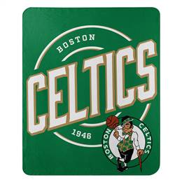 Boston Basketball Celtics Campaign Fleece Throw Blanket 50X60 