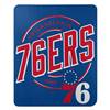 Philadelphia Basketball 76ers Campaign Fleece Throw Blanket 50X60 
