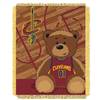 Cleveland Basketball Cavaliers Half Court Woven Jacquard Baby Throw Blanket 