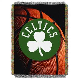 Boston Basketball Celtics Photo Real Woven Tapestry Throw Blanket 
