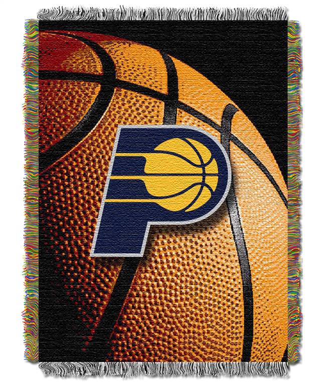 Indianapolis Basketball Pacers Photo Real Woven Tapestry Throw Blanket