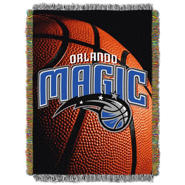 Orlando Basketball Magic Photo Real Woven Tapestry Throw Blanket 