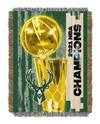 Milwaukee Basketball Bucks 2021 Champions Woven Tapestry Throw Blanket 