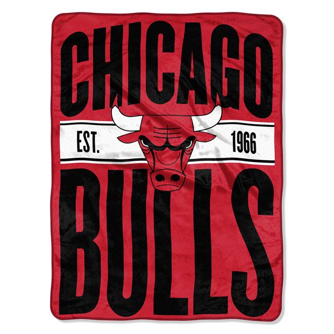 Chicago Bulls Clear Out Micro Raschel Throw Blanket