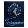 Minnesota Timberwolves Signature Raschel Plush Throw Blanket 50X60