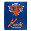 New York Basketball Knicks Signature Raschel Plush Throw Blanket 50X60 