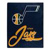 Utah Basketball Jazz Signature Raschel Plush Throw Blanket 50X60