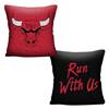 Chicago Basketball Bulls Double Sided Jacquard Pillow