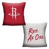 Houston Basketball Rockets Double Sided Jacquard Pillow 