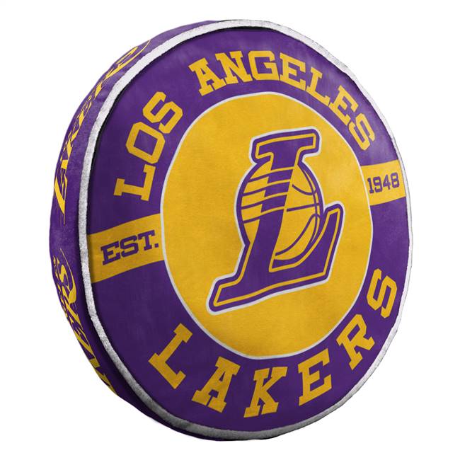 Los Angeles Basketball Lakers 15 inch Cloud Pillow 