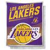 Los Angeles Basketball Lakers New School Mink Sherpa Blanket 50X60 