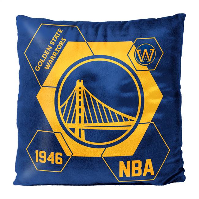 Golden State Warriors Connector 16X16 Reversible Velvet Pillow