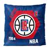 Los Angeles Basketball Clippers Connector 16X16 Reversible Velvet Pillow