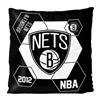 Brooklyn Basketball Nets Connector 16X16 Reversible Velvet Pillow 
