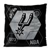 San Antonio Basketball Spurs Connector 16X16 Reversible Velvet Pillow