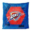 Oklahoma City Basketball Thunder Connector 16X16 Reversible Velvet Pillow 