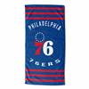 Philadelphia Basketball 76ers Stripes Beach Towel 30X60 
