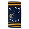 Utah Basketball Jazz Stripes Beach Towel 30X60 