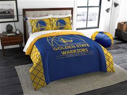 Golden State Basketball Warriors Reverse Slam Full-Queen Bed Comforter and Sham Set 