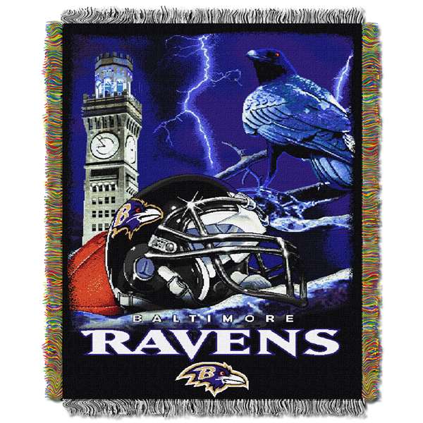 Baltimore Ravens Home Field Advantage Tapestry