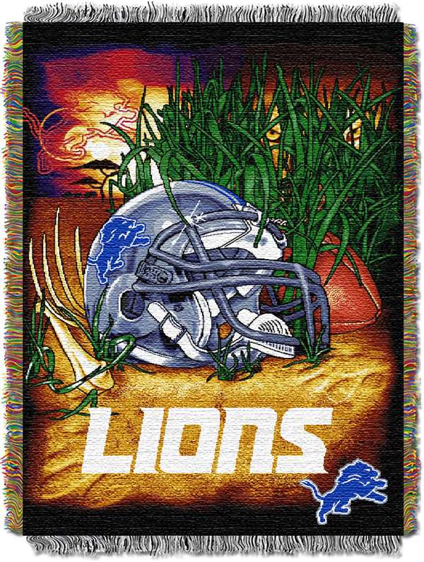 Detriot Lions Home Field Advantage Tapestry