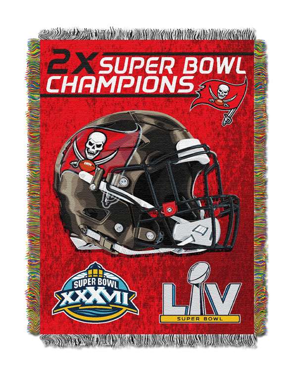 Tampa Bay Buccaneers Commemorative Series 2x Champs Tapestry