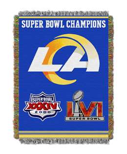 Los Angeles Rams Commemorative Series 2x Champs Tapestry