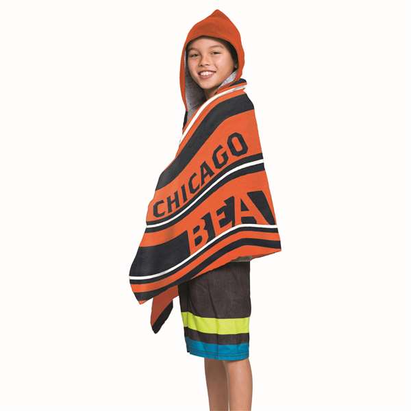 Chicago Bears - Juvy Hooded Towel, 22"X51" 