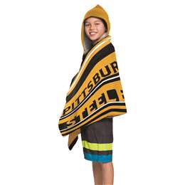 Pittsburgh Steelers - Juvy Hooded Towel, 22"X51" 