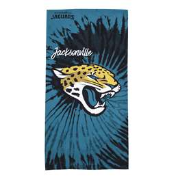 Jacksonville Jaguars Pyschedlic Beach Towel