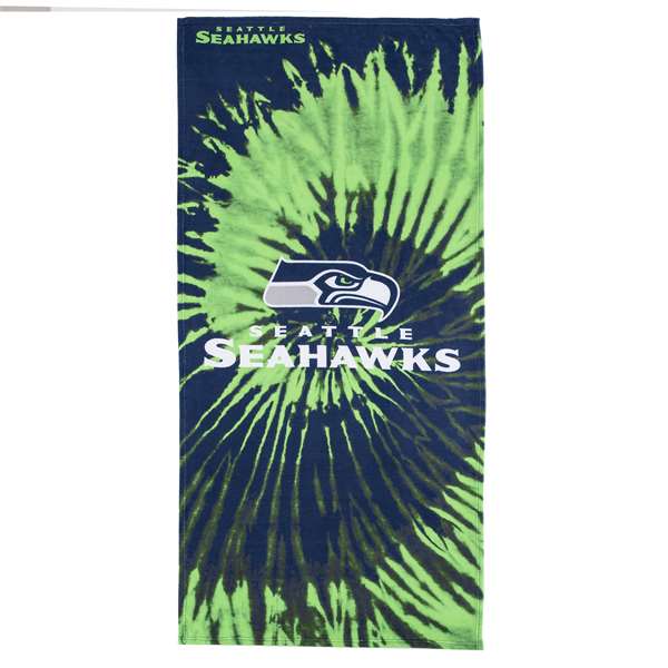 Seattle Seahawks Pyschedlic Beach Towel