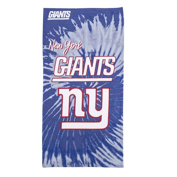New York Giants Pyschedlic Beach Towel