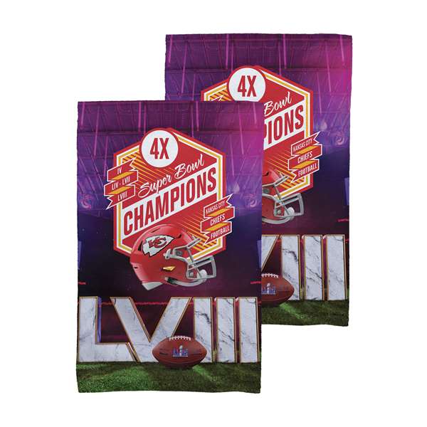 Kansas City Chiefs Super Bowl LVIII Champions 2 Pack Towel  