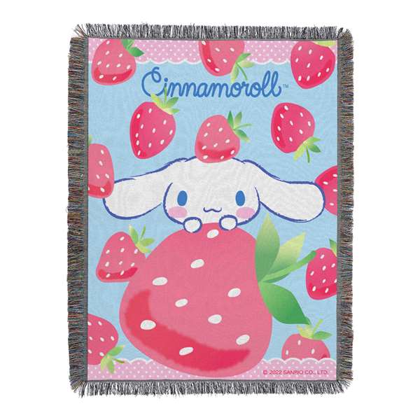 Cinnamoroll Strawberry Surprise Tapestry Throws 48"x60"  