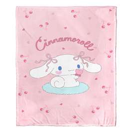 Cinnamoroll, Sweet As Can Be  Silk Touch Throw Blanket 50"x60"  