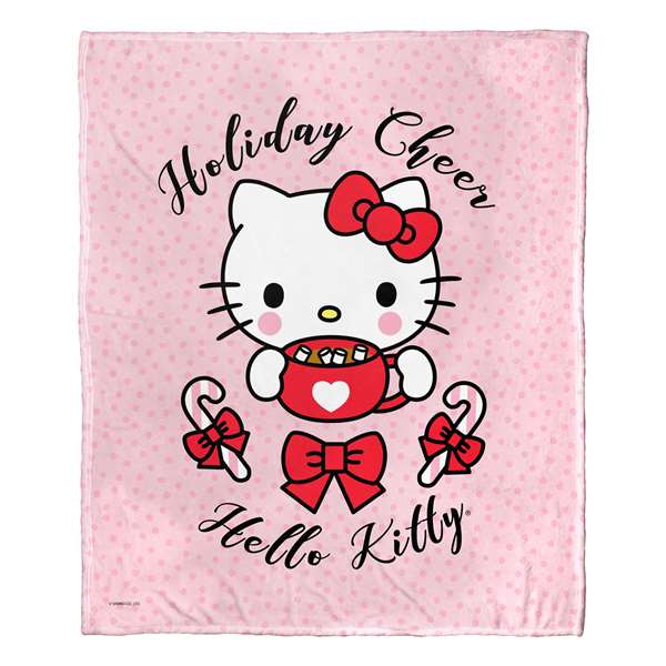 Hello Kitty, Cocoa Cutie  Silk Touch Throw Blanket 50"x60"  