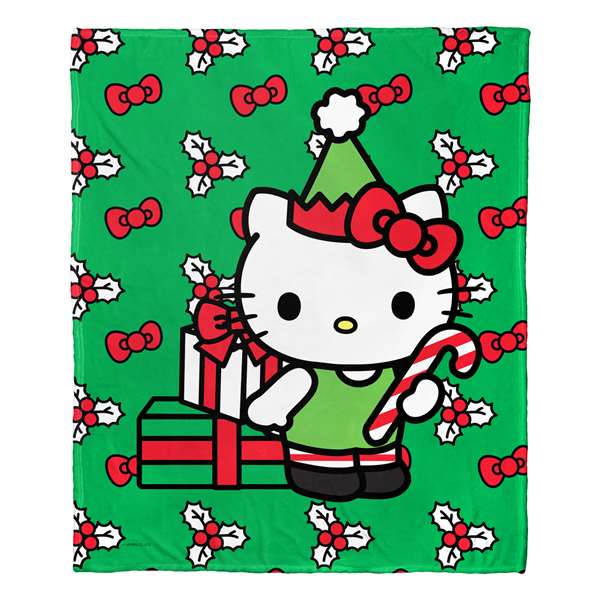 Hello Kitty, Good Or Bad  Silk Touch Throw Blanket 50"x60"  