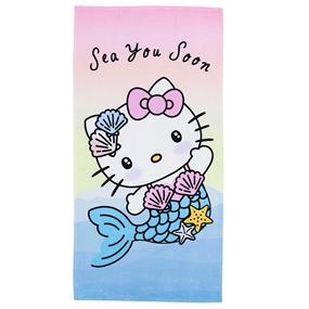 Hello Kitty, Sea You Soon  ENT Beach Towel 30"x60"